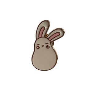 Cute Bunny Rabbit Enamel Pin Brooch Lapel Kawaii Cartoon Aesthetic New Easter